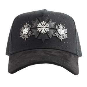 Casquettes de baseball brodées en <span class=keywords><strong>daim</strong></span> à 5 panneaux avec visière incurvée, style vintage, collection originale BARBAS HATS, vente en gros - Product Image 4