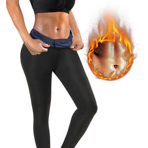 Fitness Sports <span class=keywords><strong>Sauna</strong></span> Shaper Pantalon Plein <span class=keywords><strong>Effet</strong></span> De Sueur Chaude Minceur Pantalon Shapewear Workout Gym Leggings - Product Image 1