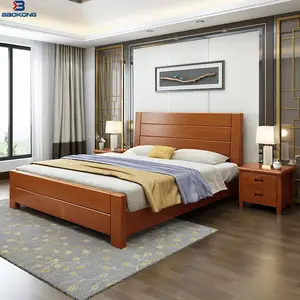 Master Guest Kids Room Double Single Solid Wood Bed