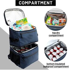กระเป๋าเป้สะพายหลังปิกนิกตั้งแคมป์กระเป๋าเก็บความเย็นกันน้ำมีช่องเก็บของเก็บความเย็น - Product Image 5