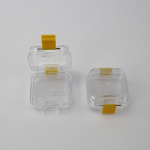 Portable <b>Denture</b> Case LK-415 For Children With Film Oral Storage <b>Box</b> Small Plastic <b>Denture</b> Container - Product Image 2