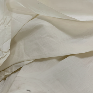 Tissu voile gris clair de qualité supérieure 92x80 léger, largeur 46 | Tissu en coton gris non traité pour vêtements - Product Image 1