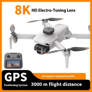 L106-<strong>1</strong> 4.5inch LCD Large Color Screen GPS <strong>Drones</strong> Foldable 3-Axis Brushless Motor 100m Image Transmission Distance Plastic Kids - Product Image 5
