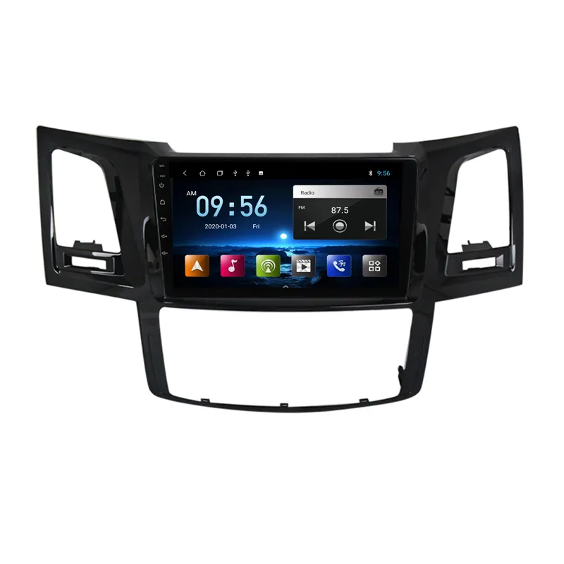 Kanor 9 Inch Android 10 Autoradio Audio Voor Toyota Fortuner <span class=keywords><strong>Hilux</strong></span> 2004-2014 Auto Multimedia Video <span class=keywords><strong>Gps</strong></span> Navigatie auto Stereo