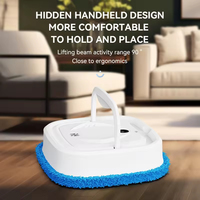 Robot Aspirateur Laveur Intelligent Humide et Sec Amélioré, Prise UE, pour Hôtels, Nettoyage Automatique, Recharge USB/Batterie