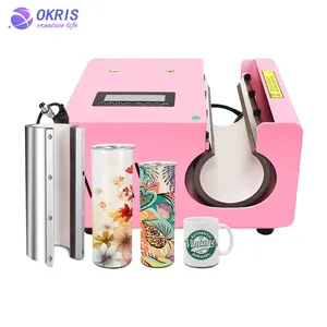 New Cup Heat Press For 11-30OZ Size Electric Straight Mug Sublimation Tumbler Machine