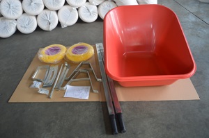 Carretilla Agrícola de 200L con Ruedas Dobles Resistentes a Pinchazos para Jardín - Product Image 4