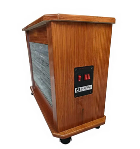 Chauffage infrarouge autonome Bulk WH-240D 2400W |   Design en bois et caractéristiques de sécurité, couverture de 250299 pieds pour les maisons rétro - Product Image 3