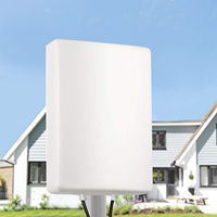 Antenne Panneau WiFi 5G 4G Omnidirectionnelle Double Bande 50 Km Longue Portée, Dispositif Amplificateur Externe MIMO, Routeur Extérieur LTE 5GHz 2G GSM