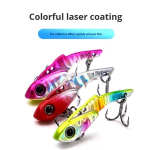 Nouveau poignée incurvée en alliage de Zinc appât dur Vib faux appât artificiel pour les Techniques de pêche de fond de carpe pour le poisson-chat de saumon <span class=keywords><strong>Marlin</strong></span> - Product Image 4