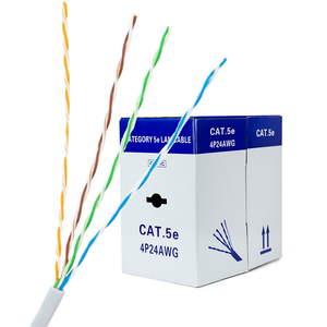 Alta velocidad 4 pares 26awg <span class=keywords><strong>UTP</strong></span> <span class=keywords><strong>CAT5</strong></span> <span class=keywords><strong>cable</strong></span> cobre CAT5e networkLan <span class=keywords><strong>cable</strong></span> precio por metro - Product Image 1