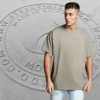 مخصص شعار عالية الجودة 180gsm 100% القطن السائبة الشارع الشهير الرجال 3D تنقش الطباعة T قميص