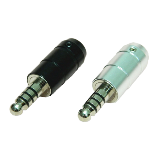 Thread M13*0.5 7.1mm 4-Pole Male Copper Plug Soldering Headphone Wire Connector
