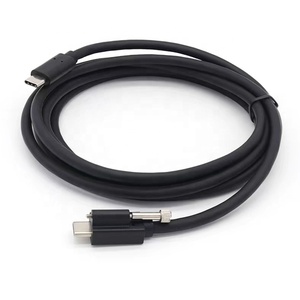 <span class=keywords><strong>USB3.1</strong></span> Gen 2 Loại <span class=keywords><strong>C</strong></span> với khóa vít để USB-<span class=keywords><strong>C</strong></span> <span class=keywords><strong>C</strong></span>áp 5A với đồng bộ dữ liệu 10gbps và phân phối điện 100W cho máy ảnh <span class=keywords><strong>c</strong></span>ông nghiệp - Product Image 1