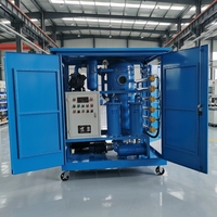 Machine de purification et de filtration d'huile diélectrique pour transformateurs sous vide certifiée CE ZJA pour l'industrie électrique
