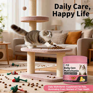 Golosinas Masticables Multivitamínicas Crujientes y Cremosas para Gatos OEM, para la Salud Inmunológica, Apoyo Articular, Vitaminas con Lisina y Probióticos - Product Image 3