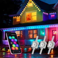 Lampes Solaires Extérieures Étanche IP65 pour Aménagement Paysager, LED à Haute Efficacité, Lumières de Pointe pour Avant-Toit, Couleurs RGB, Garantie 2 Ans, Vente en Gros