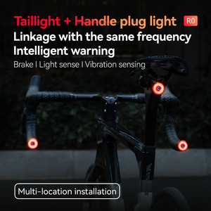 Luz Trasera Inteligente para Bicicleta Q1MAX, Luz de Freno para Ciclismo Nocturno, Sensor de Luz, Alimentada por Batería, Luz de Advertencia para Bicicleta de Montaña y Carretera - Product Image 2