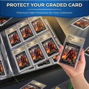 Classeur de cartes gradées FX à 6 pochettes, capacité 60 slabs, compatible PSA BGS SGC CGC, intérieur velours, étui de rangement premium pour cartes à collectionner - Product Image 6