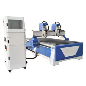 2 Spindle Head 1325 CNC Woodworking Machine Sculpture Wood Carving CNC Router 4 Axis CNC Wood Router Engraving Machine Price