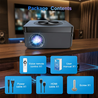 Projecteur intelligent 4K Xnano X1 MAX 2026, processeur quadricœur, Android 9, WIFI 5G, LED, vidéo 8K, Full HD 1080P, projecteur de cinéma maison