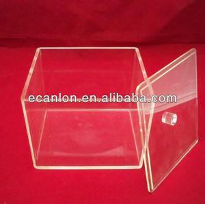 हटाने योग्य ढक्कन 150x150x150 मिमी पर्यावरण के अनुकूल भंडारण और डिस्प्ले बॉक्स - Product Image 2