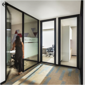 Mamparas de Oficina Modernas de Aluminio Graki con Absorción Acústica y Diseño Ecológico - División de Espacios Elegante y Funcional - Product Image 5