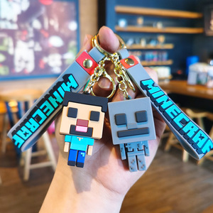 Llavero de Personaje de Videojuego <span class=keywords><strong>en</strong></span> 3D, de Goma Suave con Correa de Silicona para la Muñeca, Cierre Chapado <span class=keywords><strong>en</strong></span> Oro, para Fans, Decoración para Mochilas y Llaves - Product Image 6