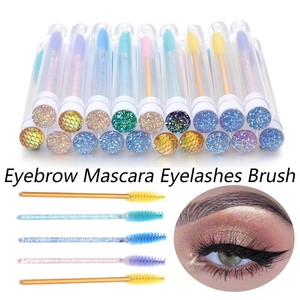 หลอดแปรงปัดขนตาแบบใช้ซ้ำได้ กล่องใส่แปรงมาสคาร่าแบบพกพา พร้อมที่ทำความสะอาดแปรงเขียนคิ้วแบบเจาะรู - Product Image 6