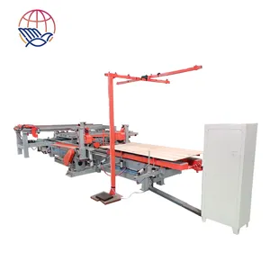 Máquina de sierra de corte de doble tamaño/borde para producción de madera contrachapada Máquina de sierra de madera