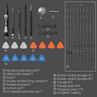 Jeu de tournevis de précision à manche en plastique, boîte à outils magnétique, kit de réparation professionnel DIY pour électronique, smartphone, ordinateur portable, tablette, OEM