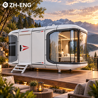 K3 Maisonnette préfabriquée en aluminium de conception européenne pour bureau, camping, séjour à la maison, projets de tourisme écologique