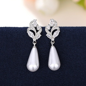 Eleganti Orecchini Pendenti a Goccia con Fiori per Donne, Accessori per Orecchie per Uso Quotidiano e Regalo - Product Image 6