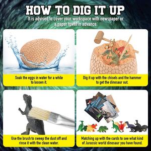 <span class=keywords><strong>Huevo</strong></span> <span class=keywords><strong>de</strong></span> <span class=keywords><strong>Dinosaurio</strong></span> <span class=keywords><strong>Gigante</strong></span> para Excavar, Juguete Educativo <span class=keywords><strong>de</strong></span> Arqueología y Paleontología con 12 Diferentes Juguetes <span class=keywords><strong>de</strong></span> Dinosaurios para Niños - Product Image 6
