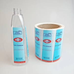 Recyclable <strong>Wholesale</strong> <strong>Label</strong> <strong>Printing</strong> Companies Custom Design Alcohol Hand Sanitizer <strong>Bottle</strong> Packaging <strong>Labels</strong> - Product Image 4