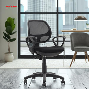 Bán Buôn Giữa Trở Lại Khách Ghế Nội Thất Văn Phòng Chiều Cao Có Thể Điều Chỉnh Ghế Khách Silla De Oficina Nhân Viên Ghế Lưới - Product Image 1