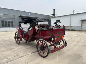 Charrette à chevaux personnalisée pour mariage, chariot de tourisme à chevaux - Product Image 3