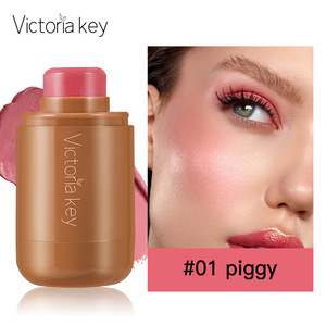 Rubor en Barra Victoria's Key, Vegano, Doble Uso, Crema Facial, Labios y Mejillas, Resistente al Agua, Mate, Tono <span class=keywords><strong>de</strong></span> Piel Medio - Product Image 6