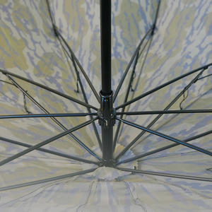 Parapluie de chasse personnalisé, en tissu pongee résistant au vent, en aluminium portable, résistant à la pluie, ouverture manuelle, en forme d'arbre, soleil et pluie - Product Image 2