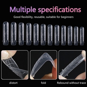 BQAN XXL lunghi 120 pz professionali punte trasparenti per unghie in Gel stampo per estendersi strumenti per Manicure punte per unghie in plastica - Product Image 3