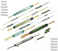 Kualitas Tinggi MKA-14103 Tone Memimpin Kaca N/O SPST 10-15AT 2*14MM Saklar Buluh