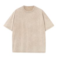 Camisetas de Algodón Extra Grandes para Hombre, Corte Holgado, Estilo Vintage Lavado, Camisetas Unisex de Manga Corta, Camisetas Casuales