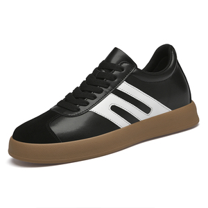 Zapatillas Casuales de Cuero Genuino para Hombre, Blancas, Nuevas de Primavera, Estilo Alemán, con Aumento de Altura de 8 cm, para Uso Diario y Trabajo, con Forro de Malla - Product Image 6