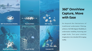 Cámara Submarina Móvil FIFISH V-EVO 4K, Vehículos, Cámara UAV con Visión IA - Product Image 3