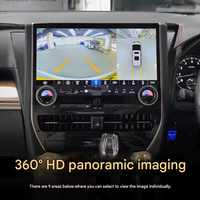16.8'' 8-Core Android 13 Pemutar DVD Mobil GPS Navigasi untuk Toyota Alphard 2015-2023 Layar Sentuh Head Unit Stereo Mobil