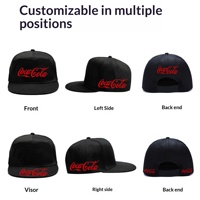 Gorra de béisbol de cinco paneles de PVC con visera plana, personalizada con logo impreso y bordado, estilo hip-hop, con letras, para protección solar, viajes y publicidad.