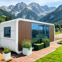 Casa Prefabricada de Despliegue Rápido, Estructura de Acero Duradera, Estilo Moderno para Zonas Suburbanas y Paisajísticas, Alojamiento Temporal