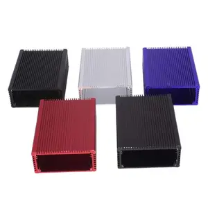 Metal Power Amplifier Boxes Case Customization Extruded Aluminum Alloy Profile Control Box Pcb Electronic Housing Enclosure