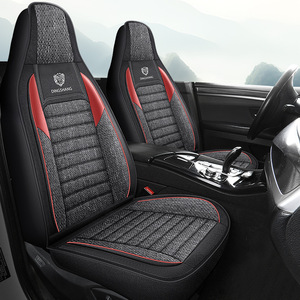 Xiantong New Full-Enclosed Coarse Linen Luxury Five-<b>Person</b> Car Seat <b>Cushion</b> Cover All-Season Universal #2-1107 - Product Image 2