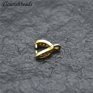 Pince à breloques en cuivre plaqué or, perles <span class=keywords><strong>de</strong></span> bail, graines <span class=keywords><strong>de</strong></span> <span class=keywords><strong>melon</strong></span>, boucle, pendentif plaqué or, clips pour la fabrication <span class=keywords><strong>de</strong></span> bijoux DIY - Product Image 4